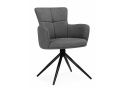 Стул на металлокаркасе Atlanta 1 крутящийся серый / черный