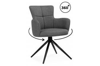 Стул на металлокаркасе Лео синий (H-58) / черный