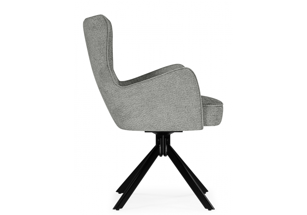 Стул на металлокаркасе Atlanta gray / black