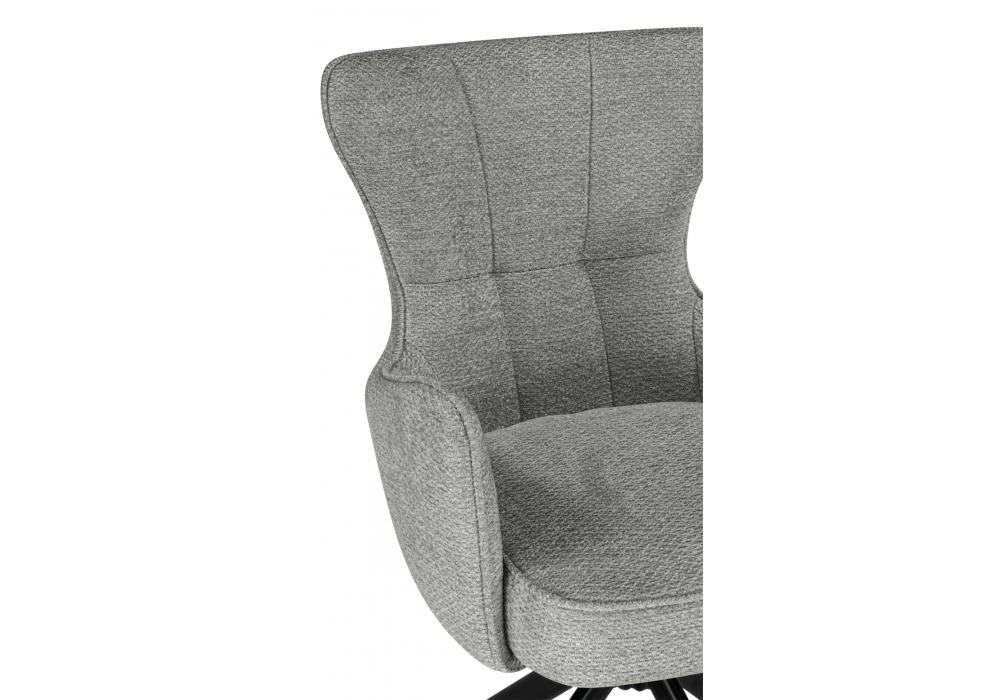 Стул на металлокаркасе Atlanta gray / black