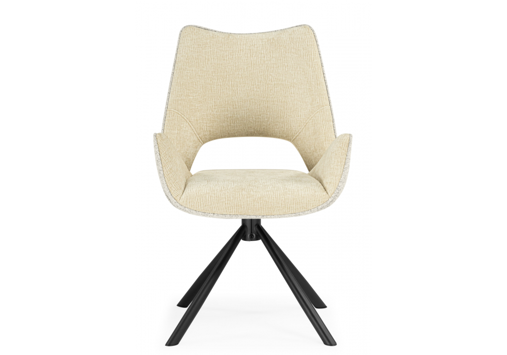 Стул на металлокаркасе Balaton 360 крутящийся beige / black