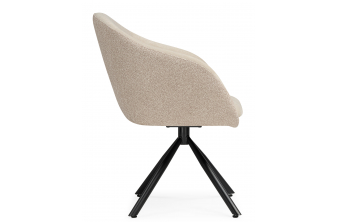 Стул на металлокаркасе Seda 1 dark gray / gold / black