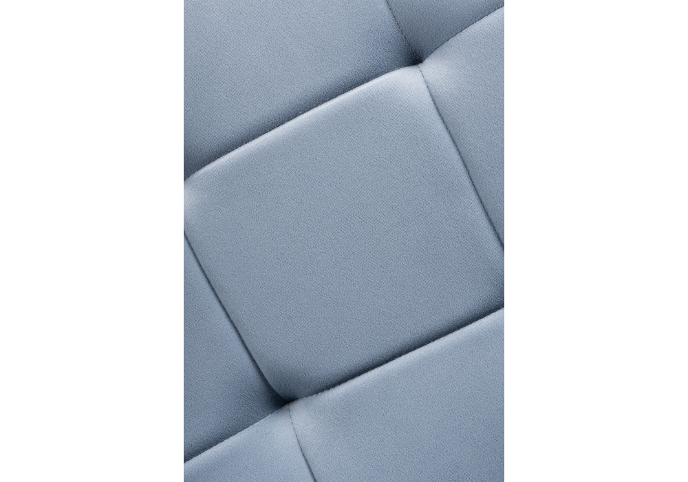 Стул на металлокаркасе Bruk light blue / black