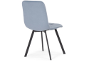 Стул на металлокаркасе Bruk light blue / black