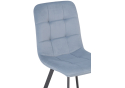 Стул на металлокаркасе Bruk light blue / black