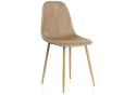 Стул на металлокаркасе Capri dark beige / wood