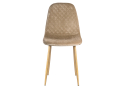 Стул на металлокаркасе Capri dark beige / wood