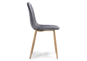 Стул на металлокаркасе Capri dark gray / wood