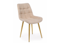 Стул на металлокаркасе Челси 360 К бежевый (zd 210) / золотой