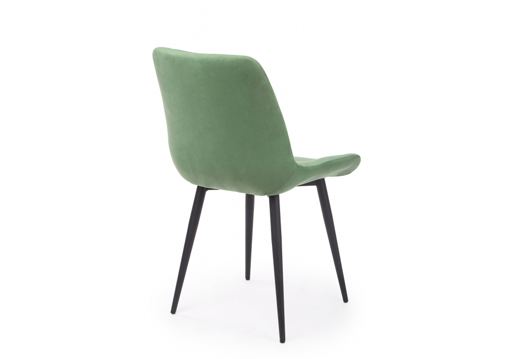 Стул на металлокаркасе Челси 360 К фисташковый (zd 651) / черный