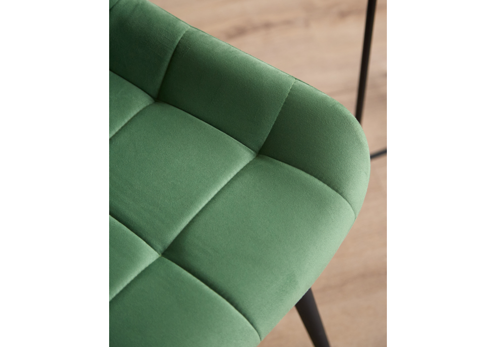 Стул на металлокаркасе Челси 360 К фисташковый (zd 651) / черный