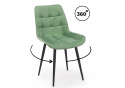 Стул на металлокаркасе Челси 360 К фисташковый (zd 651) / черный
