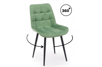 Стулья на металлокаркасе Челси 360 латте (ZD 290) / белый