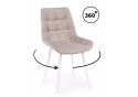 Стул на металлокаркасе Челси 360 К латте (zd 290) / белый