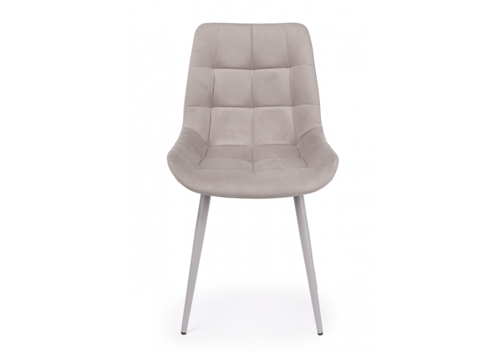 Стул на металлокаркасе Челси 360 К латте (zd 290) / серый