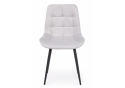 Стул на металлокаркасе Челси 360 К светло-серый (zd 960) / черный