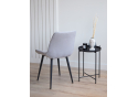 Стул на металлокаркасе Челси 360 К светло-серый (zd 960) / черный