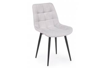 Стулья на металлокаркасе Челси 360 светло-серый (ZD 960) / черный