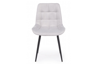 Стулья на металлокаркасе Челси 360 светло-серый (ZD 960) / черный