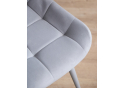 Стул на металлокаркасе Челси 360 К светло-серый (zd 960) / серый