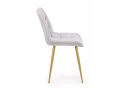Стул на металлокаркасе Челси 360 К светло-серый (zd 960) / золотой