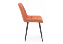 Стул на металлокаркасе Челси 360 К терракотовый (zd 432) / черный