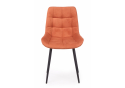 Стул на металлокаркасе Челси 360 К терракотовый (zd 432) / черный