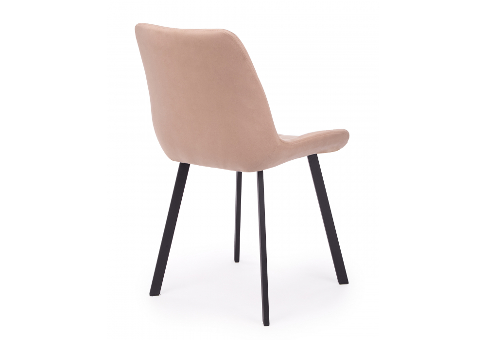 Стул на металлокаркасе Челси 360 П бежевый (zd 210) / черный