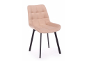 Стул на металлокаркасе Челси 360 П бежевый (zd 210) / черный