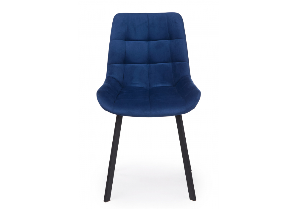 Стул на металлокаркасе Челси 360 П синий (zd 798) / черный