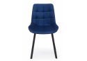 Стул на металлокаркасе Челси 360 П синий (zd 798) / черный