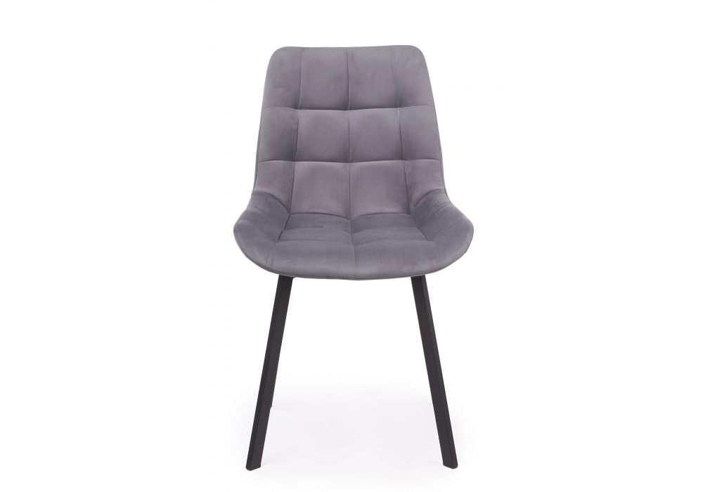 Стул на металлокаркасе Челси 360 П темно-серый (zd 995) / черный