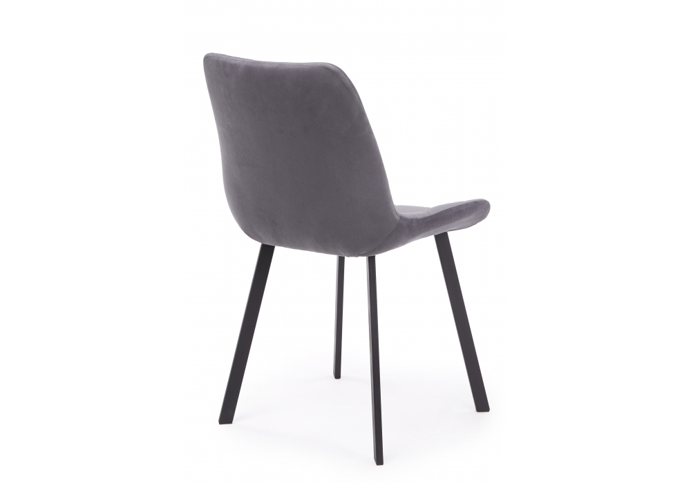 Стул на металлокаркасе Челси 360 П темно-серый (zd 995) / черный