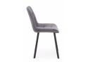Стул на металлокаркасе Челси 360 П темно-серый (zd 995) / черный