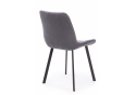 Стул на металлокаркасе Челси 360 П темно-серый (zd 995) / черный