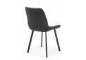 Стул на металлокаркасе Челси 360 П темно-серый (zd 995) / черный