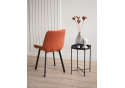 Стул на металлокаркасе Челси 360 П терракотовый (zd 432) / черный