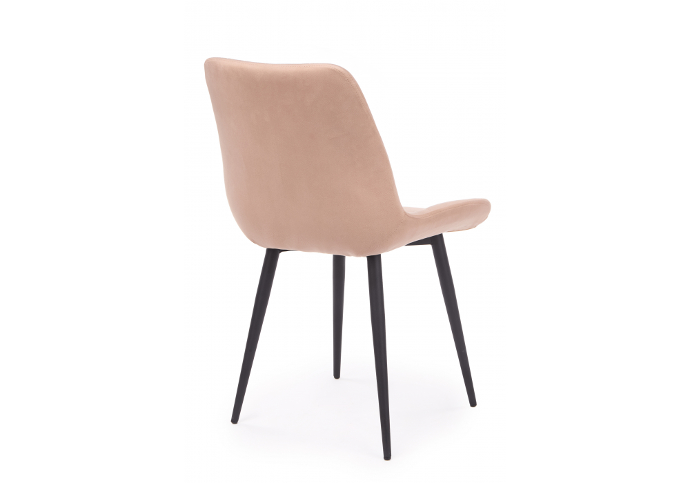 Стул на металлокаркасе Челси К бежевый (zd 210) / черный