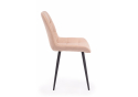 Стул на металлокаркасе Челси К бежевый (zd 210) / черный