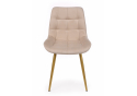 Стул на металлокаркасе Челси К бежевый (zd 210) / золотой