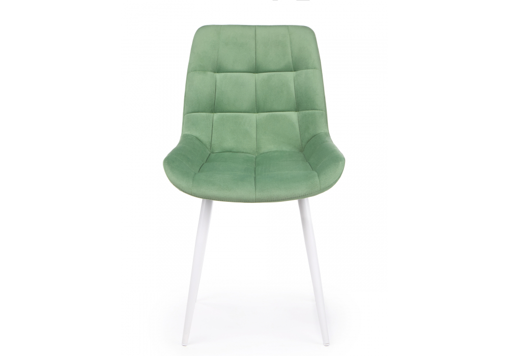 Стул на металлокаркасе Челси К фисташковый (zd 651) / белый