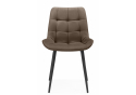 Стул на металлокаркасе Челси К коричневый (zd 233) / черный
