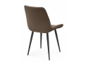 Стул на металлокаркасе Челси К коричневый (zd 233) / черный