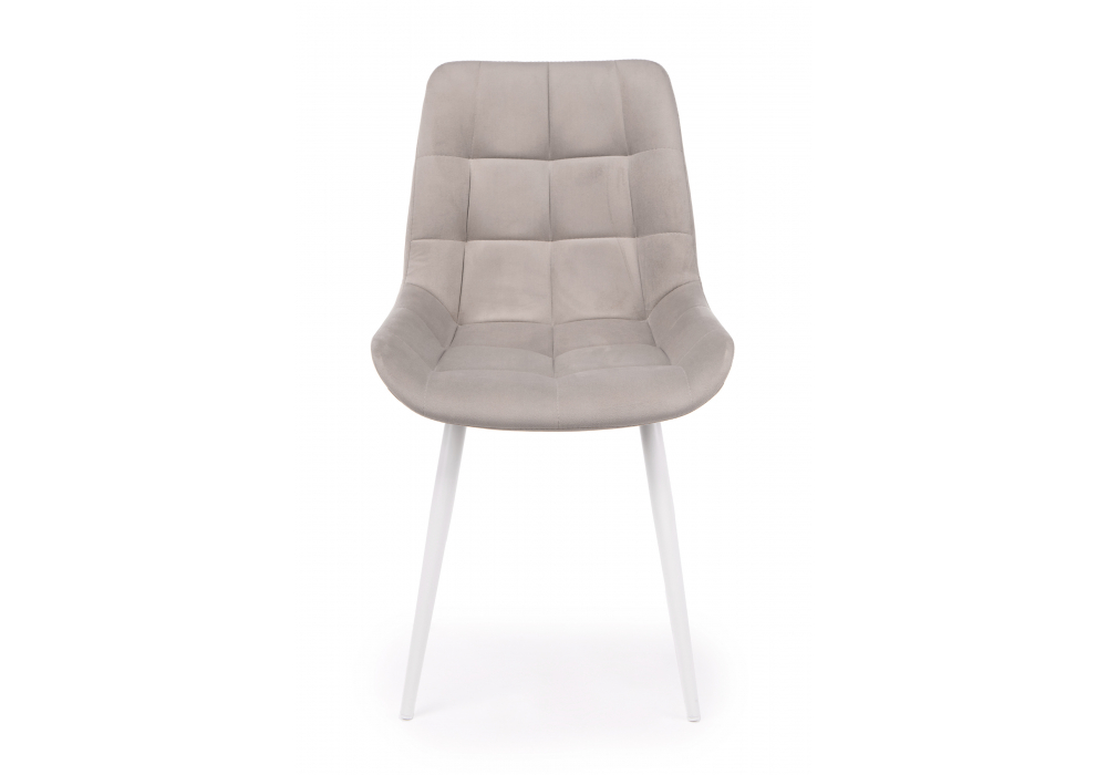 Стул на металлокаркасе Челси К латте (zd 290) / белый