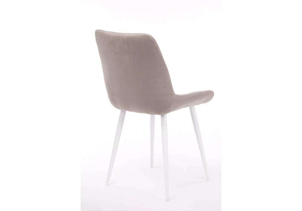 Стул на металлокаркасе Челси К латте (zd 290) / белый