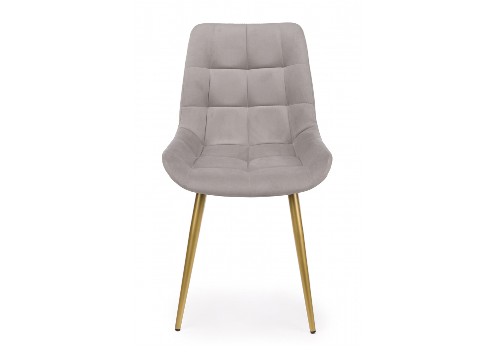 Стул на металлокаркасе Челси К латте (zd 290) / золотой