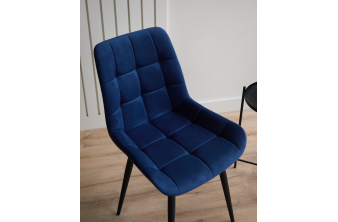 Стул на металлокаркасе Чилли терракотовый / черный