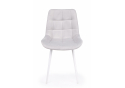 Стул на металлокаркасе Челси К светло-серый (zd 960) / белый