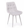 Стул на металлокаркасе Челси К светло-серый (zd 960) / серый