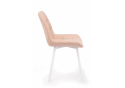 Стул на металлокаркасе Челси П бежевый (zd 210) / белый